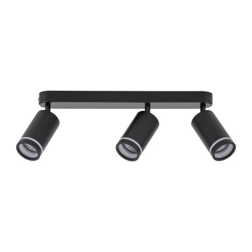 Lampa sufitowa reflektorki na listwie czarne regulowane JET 6914 TK Lighting