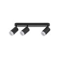 Lampa sufitowa reflektorki na listwie czarne regulowane JET 6914 TK Lighting