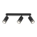 Lampa sufitowa reflektorki na listwie czarne regulowane JET 6914 TK Lighting