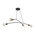 HELIX BLACK LAMPA WISZĄCA 4 2724 TK Lighting