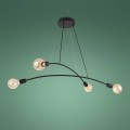 HELIX BLACK LAMPA WISZĄCA 4 2724 TK Lighting