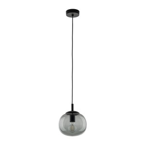 Lampa wisząca ze szklanym, grafitowym kloszem do sypialni VIBE 5825 TK Lighting