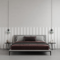 Lampa wisząca ze szklanym, grafitowym kloszem do sypialni VIBE 5825 TK Lighting