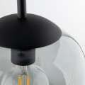 Lampa wisząca ze szklanym, grafitowym kloszem do sypialni VIBE 5825 TK Lighting
