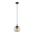 Lampa wisząca szklany klosz topaz zwis na E27 VIBE Czarny 5826 TK Lighting