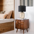 Elegancka lampka szklana na szafkę wyjątkowy design do sypialni 5988 TK Lighting