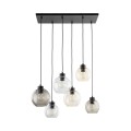 Lampa wisząca CUBUS gwint E27 moc 15W styl nowoczesny szklany klosz | czarny 2164 TK lighting