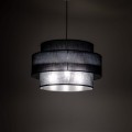 Lampa wisząca z czarnym abażurem nad stół sofę 3xE27 CALISTO 5099 TK Lighting