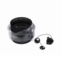 Lampa wisząca z czarnym abażurem nad stół sofę 3xE27 CALISTO 5099 TK Lighting