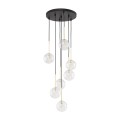 Lampa wisząca z kulistymi kloszami i złotymi elementami 5362 TK Lighting