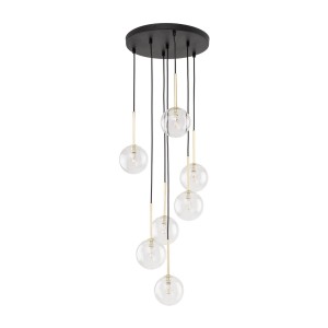 Lampa wisząca z kulistymi kloszami i złotymi elementami 5362 TK Lighting