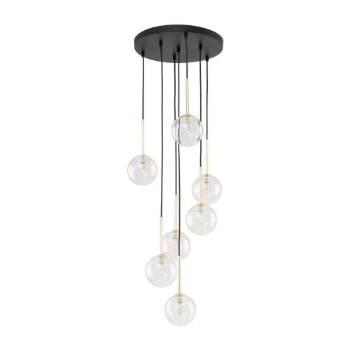 Lampa wisząca z kulistymi kloszami i złotymi elementami 5362 TK Lighting