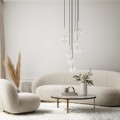 Lampa wisząca z kulistymi kloszami i złotymi elementami 5362 TK Lighting