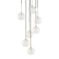 Lampa wisząca z kulistymi kloszami i złotymi elementami 5362 TK Lighting