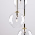 Lampa wisząca z kulistymi kloszami i złotymi elementami 5362 TK Lighting
