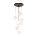 Lampa wisząca z kulistymi kloszami i złotymi elementami 5362 TK Lighting