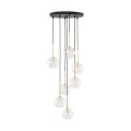 Lampa wisząca z kulistymi kloszami i złotymi elementami 5362 TK Lighting
