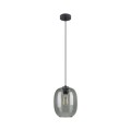 Lampa wisząca szklana z grafitowym kloszem ELIO 1xE27 5971 TK Lighting