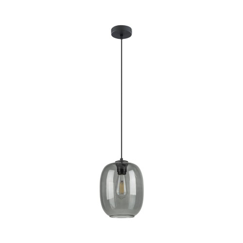 Lampa wisząca szklana z grafitowym kloszem ELIO 1xE27 5971 TK Lighting