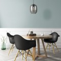 Lampa wisząca szklana z grafitowym kloszem ELIO 1xE27 5971 TK Lighting