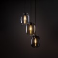 Lampa wisząca trzy kolory kloszy ELIO 5973 3xE27 szklane klosze TK Lighting