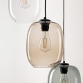 Lampa wisząca trzy kolory kloszy ELIO 5973 3xE27 szklane klosze TK Lighting