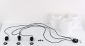 Lampa wisząca CALISTO białe klosze tkanina E27 MAX 15W LED 5975 TK Lighting