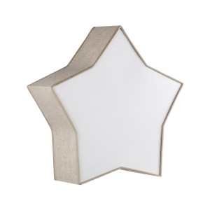 Lampa sufitowa plafon gwiazda do pokoju dziecka STAR LINEN 5958 TK Lighting