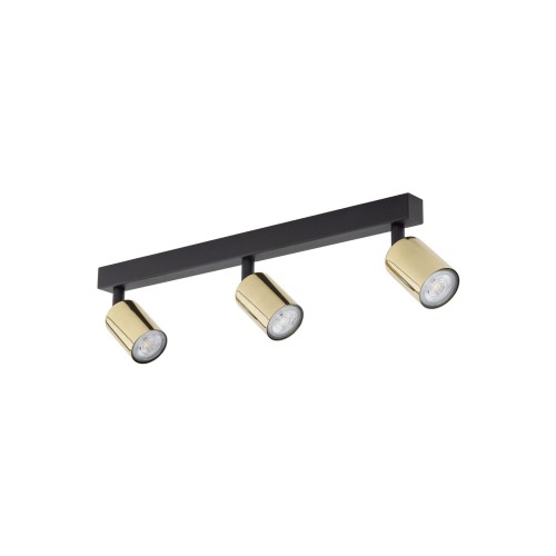 Lampa sufitowa reflektorki na listwie złote regulacja TOP 5968 TK Lighting