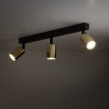 Lampa sufitowa reflektorki na listwie złote regulacja TOP 5968 TK Lighting