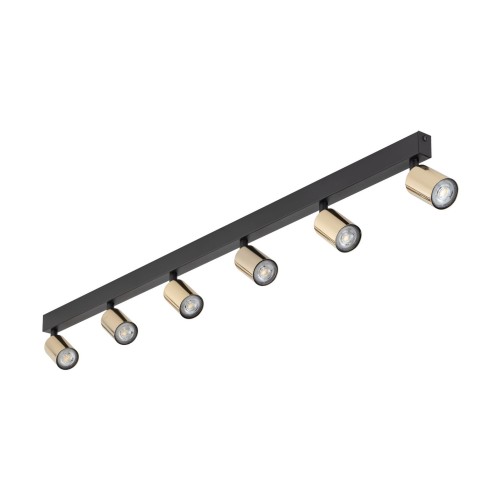 Lampa sufitowa złote reflektorki regulowane GU10 TOP 5970 TK Lighting