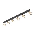 Lampa sufitowa złote reflektorki regulowane GU10 TOP 5970 TK Lighting
