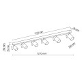 Lampa sufitowa złote reflektorki regulowane GU10 TOP 5970 TK Lighting