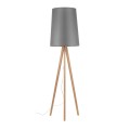 Lampa stojąca podłogowa do salonu z grafitowym abażurem WALZ 5046 TK Lighting