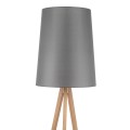 Lampa stojąca podłogowa do salonu z grafitowym abażurem WALZ 5046 TK Lighting