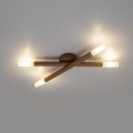 Lampa ścienno sufitowa drewno NOBLE Biały sosna do salonu G9 4524 TK Lighting