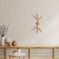 Lampa sufitowa drewniana NOBLE kolor Biały sosna do salonu 6*G9 4525 TK Lighting