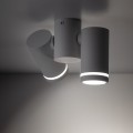 Lampa sufitowa ruchome spoty reflektorki białe JET 2*GU10 4352 TK Lighting