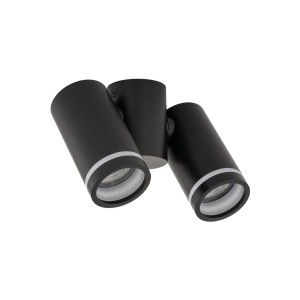 Lampa sufitowa reflektorek na GU10 podójny czarny JET 4539 TK Lighting