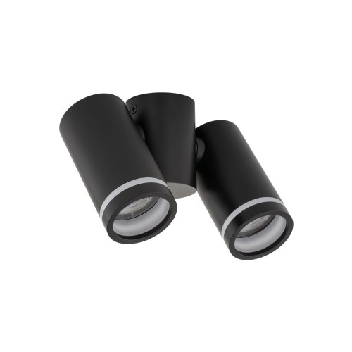 Lampa sufitowa reflektorek na GU10 podójny czarny JET 4539 TK Lighting