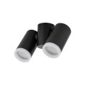Lampa sufitowa reflektorek na GU10 podójny czarny JET 4539 TK Lighting