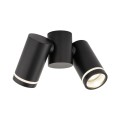 Lampa sufitowa reflektorek na GU10 podójny czarny JET 4539 TK Lighting