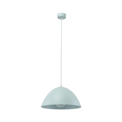 Lampa wisząca zielona kopuła klosz metal na E27 FARO do salonu 861 TK Lighting