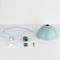 Lampa wisząca zielona kopuła klosz metal na E27 FARO do salonu 861 TK Lighting