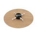 Kinkiet LUNA Czarny / jasne drewno G9 MAX 6W 5449 TK Lighting