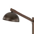 Lampa podłogowa drewniana z metalowym kloszem 180cm brązowa 6319 TK Lighting