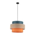 Lampa wisząca z abazurem w 3 kolorach nad stół do jadalni 2758 TK Lighting