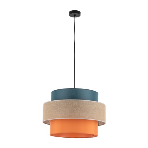 Lampa wisząca z abazurem w 3 kolorach nad stół do jadalni 2758 TK Lighting