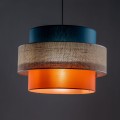 Lampa wisząca z abazurem w 3 kolorach nad stół do jadalni 2758 TK Lighting