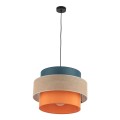 Lampa wisząca z abazurem w 3 kolorach nad stół do jadalni 2758 TK Lighting